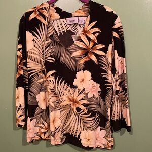 Chico’s Tropical Blouse